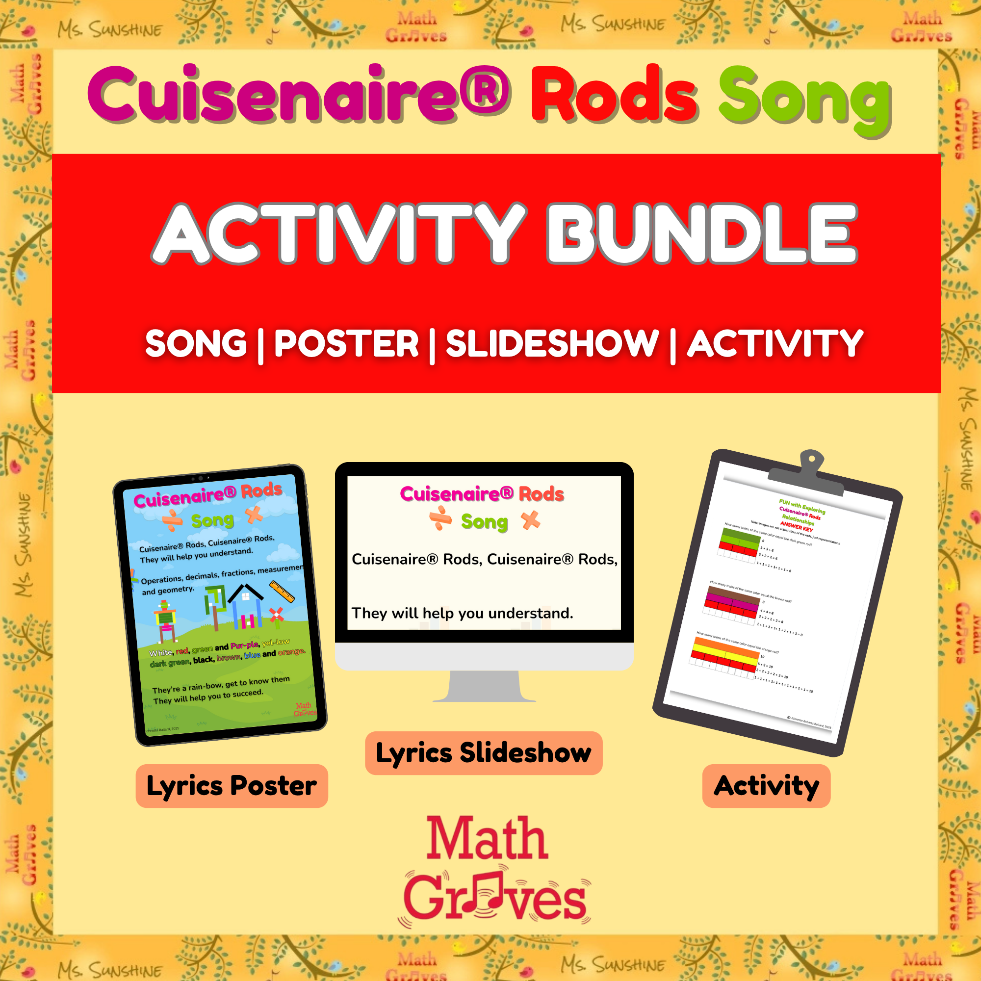 Cuisenaire ® Rods Activity Bundle